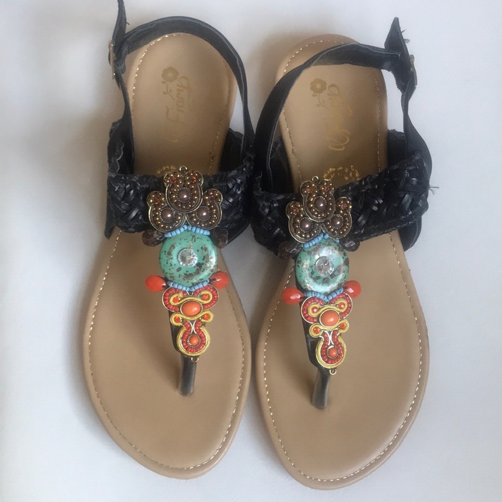 Fiory Beaded Sanders